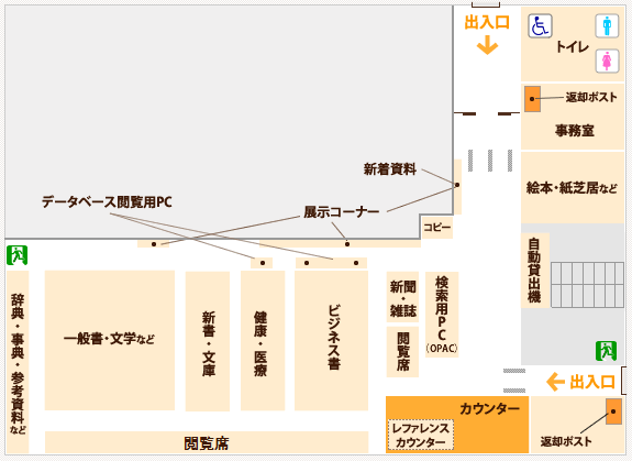 フロアー案内図